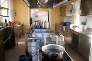 La nuova cucina della "Casa Grimm" a Vighizzolo di Montichiari