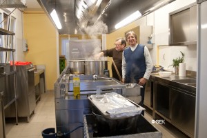 La nuova cucina della "Casa Grimm" a Vighizzolo di Montichiari