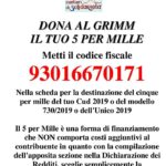 Cinque per Mille 2019.