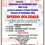 Invito spiedo 24 novembre 2019